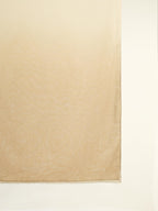 VERAME Cotton Ombre Shaded Scarf for Women & Men – Lightweight Breathable Summer Stole, Soft Stylish Unisex Wrap (BEIGE)