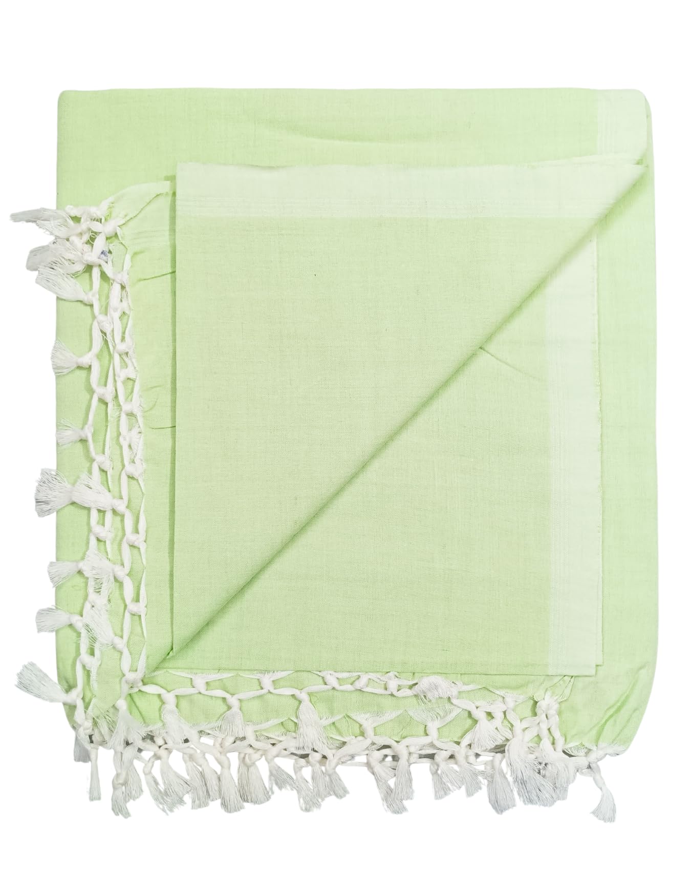Arvore Bunkaar Pure Handloom 100% Soft Desi Bamboo Viscose Soft Bhagalpuri Andi Chadar/Summer Blanket/Khes/Top Sheet/AC Blanket/Odhne wali Chadar (Green, Plain, 1, Bhagalpuri Chadar) Kafalo