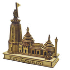Jagannath World Decorative Wooden Jagannath Temple Puri Model - Sacred Indian Handicraft (6Inch)