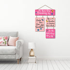 Artvibes Never Stop Dreaming Printed Wooden Wall Hanging | Office Paintings For Wall | Motivational Wall Decor | Wall Poster | Graphic Art | Gift Items | Office Wall Decoration Items (WH_6501N)