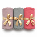 Leaf & FEATHER™ Hijab Scarf for Women | Chiffon Hijab Set | Georgette Dupatta | Soft Lightweight Breathable Shawl | Elegant Daily Wear | Pack of 3 (Mauve Pink - Baby Pink - Grey)