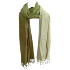 Graziemille Pure Pashmina For Women OMBRE MILITARY/GRASS XL