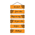 Artvibes We Don't Grow When Things Are Easy Printed Wooden Wall Hanging | Quotes Decor Item | Motivational Wall Decor | Wall Accent | Graphic Art | Gift Items | Office Wall Decoration Items (WH_3247N)
