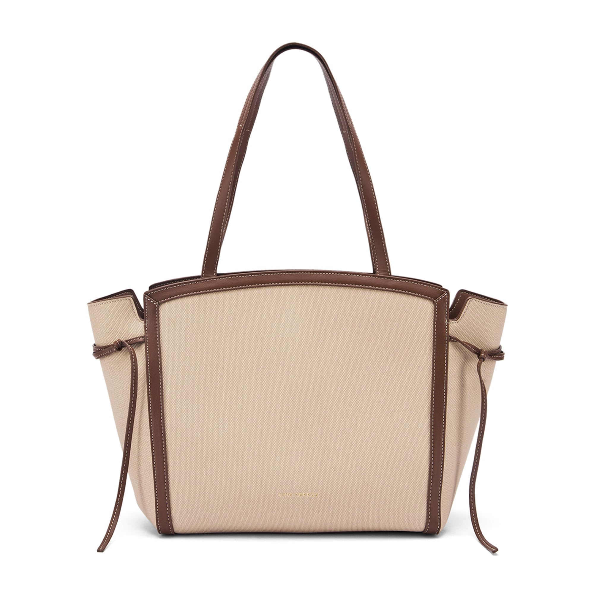 Lino Perros Monroe Pebble Teddy Beige Tote Bag