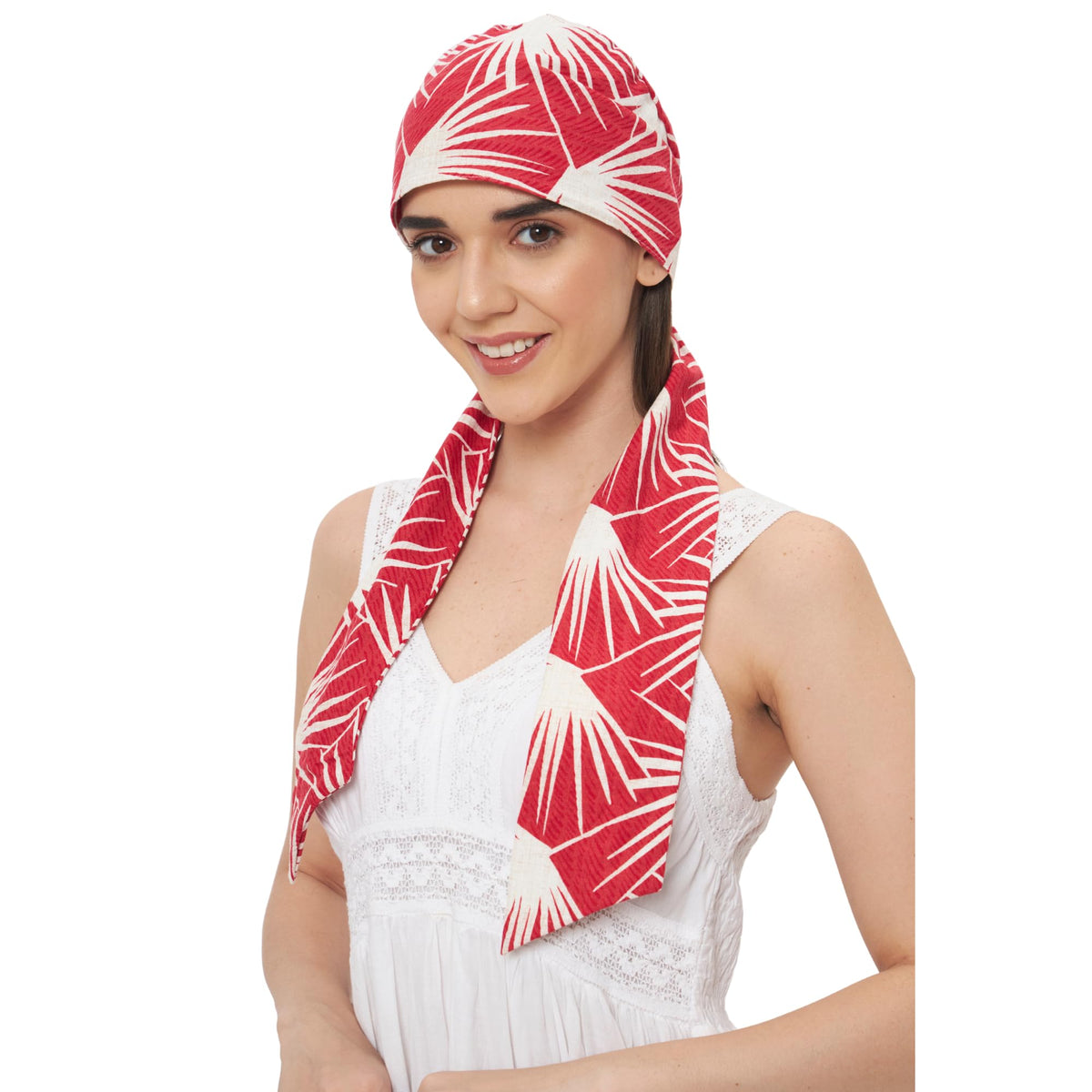 The Headscarves Premium Cotton Printed Headscarf for Women – Soft Chemo Headwear, Stylish Hijab Cap, Breathable Headwrap for Hair Loss, Modest Fashion Scarf & Cancer Turban