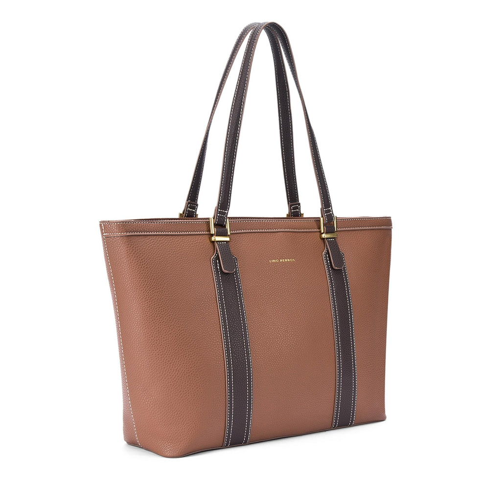 Lino Perros Monroe Florence Tan Tote Bag