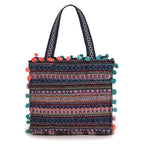 Boho Girl Mini Tote Bag for Women Whimsical Jacquard Handbag with Adjustable Strap Stylish and Elegant Ladies Crossbody Shoulder Purse, Sling Bag Perfect Birthday, Anniversary and Wedding Gift