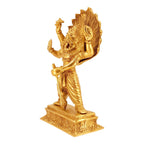 ARTVARKO Brass Narasimha Murti Fourth of The 10 incarnations (Avatars) of Lord Vishnu Statue Showpiece for Home Puja Pooja Room Temple Mandir Decor 11 Inches