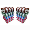 MAMRAJ Polar Fleece Blanket Single Bed – Stylish Striped Soft Fleece, 58x88 Inches, Skin Friendly (Set of 10, Stripes) Kafalo