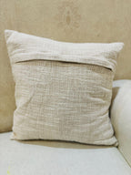 Furnistitchs Premium Decorative Throw Cushion Pillow Cover Boho Home Decor - Living Room Bedroom Couch Sofa Cushion Covers 16 inch x 16 inch (1, Cream Spot)