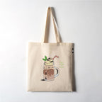 VVWV Printed Tote Bag | 100% Organic Cotton Shopping | Grocery | Tote Bag | Women Office College Grocery,Vegetable Bags Market, Canvas Bag 15kgs Capacity (13 x 15.7 Inch)