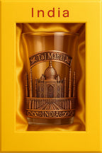 CRAFZO Shot Glass Copper,Perfect Antique Souvenir for Home Decorative Item, Gifts and Travel