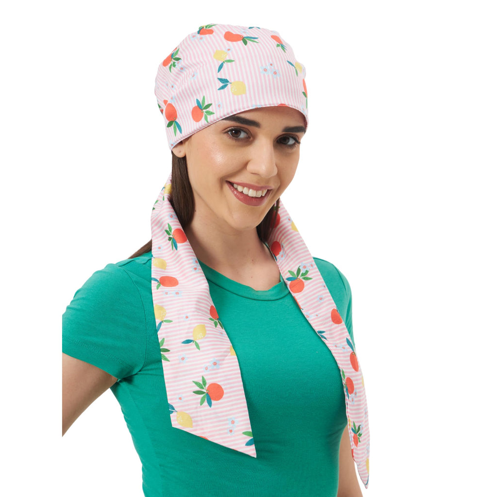 The Headscarves Cotton Printed Headscarf for Women – Soft Chemo Headwear, Stylish Hijab Cap, Breathable Headwrap for Hair Loss, Modest Fashion Scarf & Cancer Turban