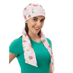 The Headscarves Cotton Printed Headscarf for Women – Soft Chemo Headwear, Stylish Hijab Cap, Breathable Headwrap for Hair Loss, Modest Fashion Scarf & Cancer Turban