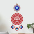 Artvibes Tree of Life Evil Eye Wall Hanging for Home Entrance Decor | Nazar Battu Protection Hanging for Living Room Bedroom Office | Vastu Positive Energy MDF Decorative Gift (WH_85122N)