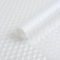 Niwlix (45 cm x 3 M Roll) Anti Slip Kitchen Cabinet Drawer Shelf Mat Liner Sheets Floral Shelf Liners for Kitchen Shelves, Cupboard Sheets,Fridge Mats, Super Strong EVA, Water Resistant (White) Kafalo