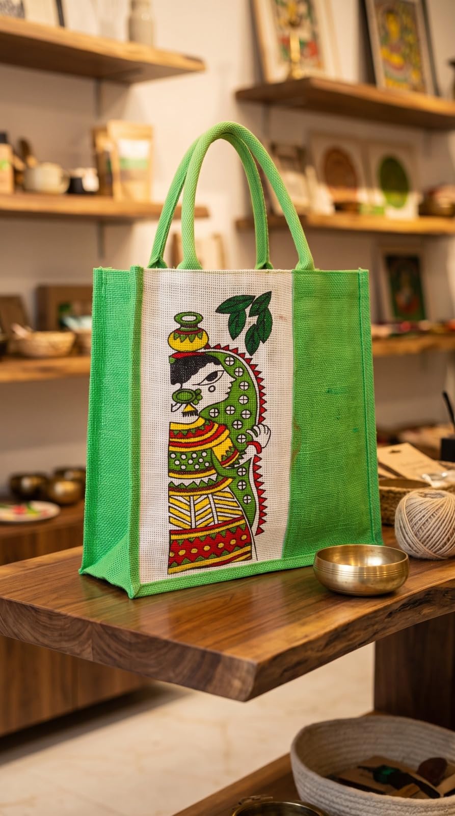 NEXUS Madhubani jute Bag