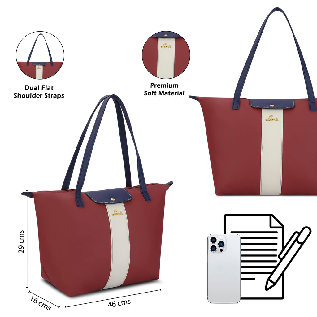 Lavie Women's Vincy Tote Bag | Tote Bag for Work | Ladies Purse | Stylish Shoulder Bag | Gift for Women