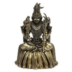 SVARUP Fine Brass Goddess Rajarajeshvari Idols Rajarajeshwari Raj Rajeshvari Tripura Sundari Murti Lalitha Devi Statue Height 10 cm.