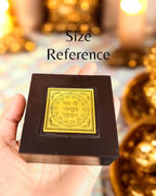 WARMINGO DE Hanuman Ji Pocket Temple Charna Paduka Bajrang Bali | Gold Plated Box God Idol Bhagwan | Religious Gift for Mom & Dad | Diwali Gift Item | Pawan Putra Hanuman Jayanti (Hanuman Ji)