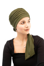 The Headscarves Women's Bamboo Viscose Prana Scarf (HS131_Chive)