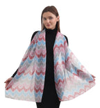 EH 100% Pure Mulberry Silk Scarf for Women, head scarf, neck scarf, hair scarf, digital printed long (22 X 72) (MC 7)