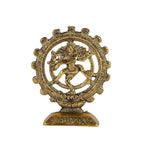 KridayKraft Metal Natraj Shiva Idol Natrajan Statue for Home Decor,Gold Plated Dancing Shiva Natraja/Natrajan (Mahakal Murti) Showpiece Figurine Murti Deccoration & Gifts Article...