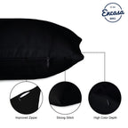 Encasa XO Cushion Covers, No Inserts, Cotton Throw Pillow Cases