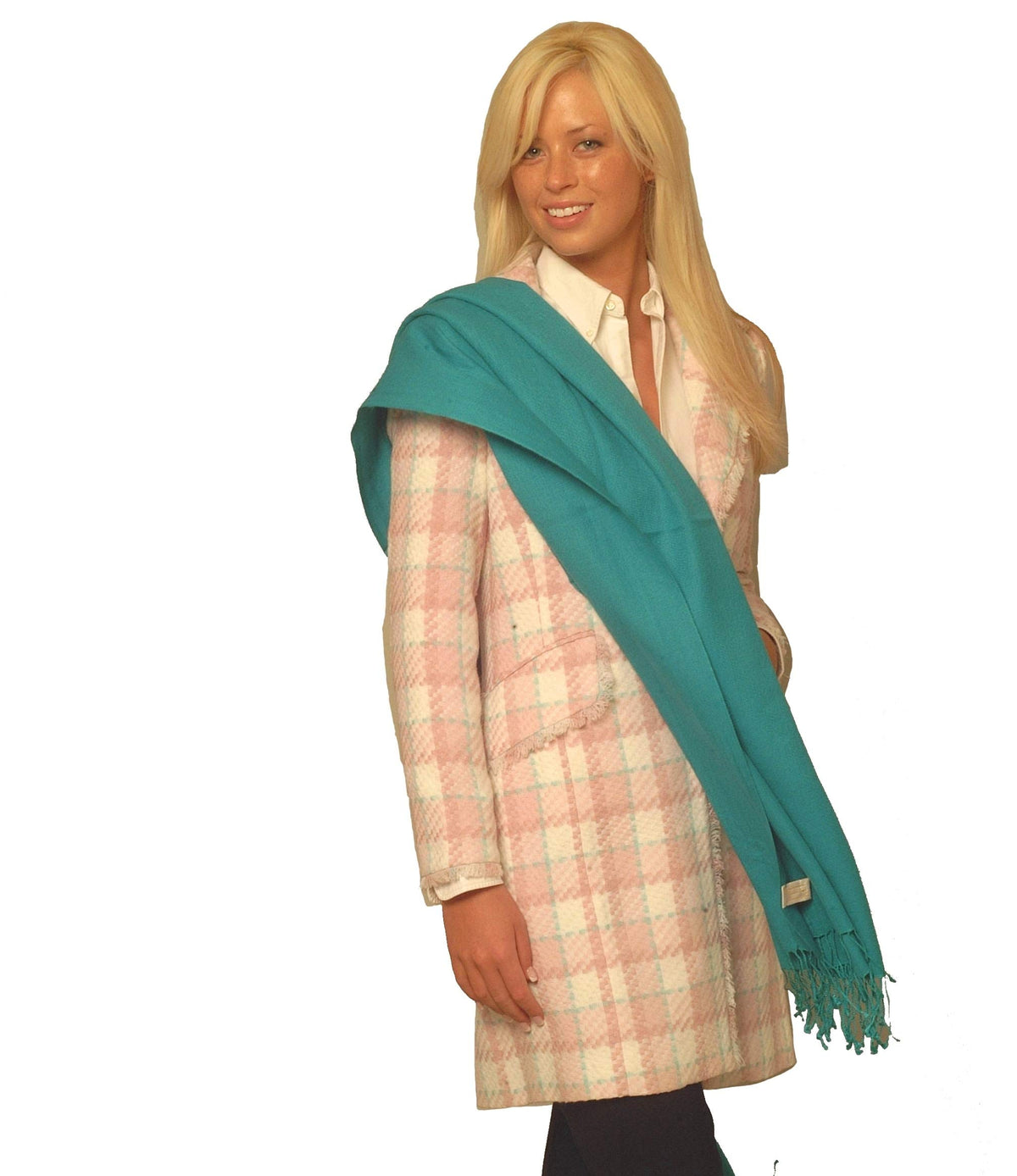 Scarf/Shawl/Wrap/Stole/Pashmina Shawl in Solid Color from Cashmere Pashmina Group (Regular Size)