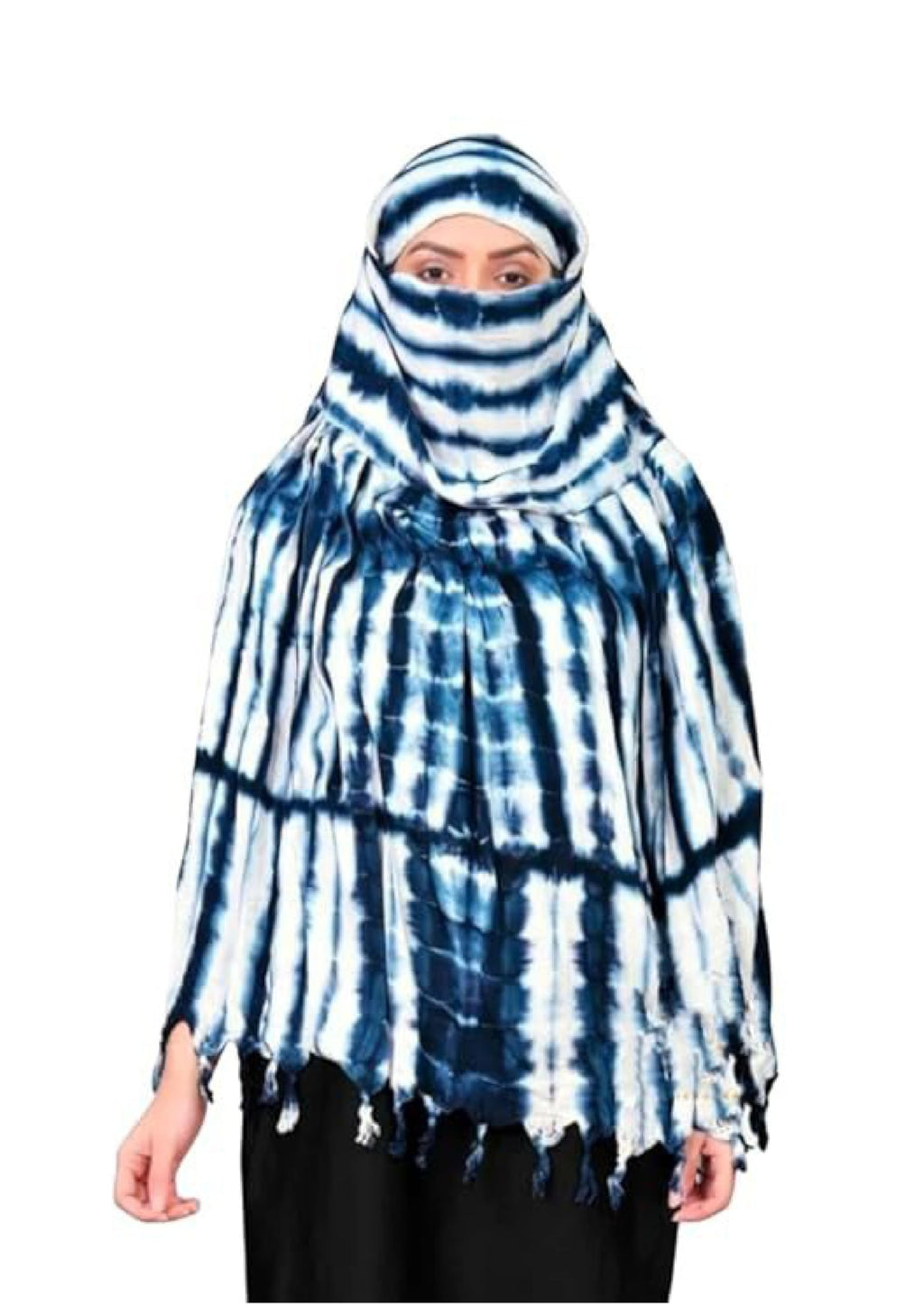 VASTTRAM Women's Pure Cotton Long Scarves Scarf Cum Mask usable for Driver Anti Pollution Full Face Cover With UV Sun Rays Protection