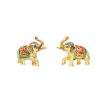 Prince Home Decor & Gifts Metal Showpiece Figurine (3 x 9 x 6.5 cm, Gold)