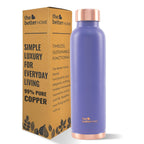The Better Home Copper Water Bottle | Copper Water Bottle 950 ml| With Anti Oxidant Properities | Provides Health Benefits | Pure Tamba | Purple
