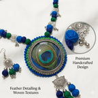 Handmade Jewellery Set for Women | Traditional Jewellery Set for Women | Handmade Premium Jewelry Set | Lightweight, Anti-Allergic | Artistic Artisanal Necklace Set- Premium Necklace Set | Hand Crafted Premium Jewelry Set