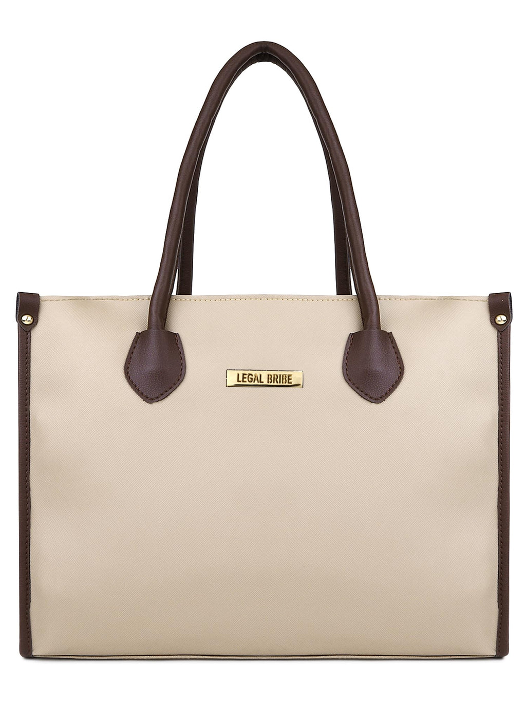 LEGAL BRIBE Women's Textured Western Tote Bag Combo Of 4 (Beige)