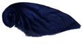 Iba & Isba Women's Plain Crinkled Scarves, Stoles, Hijab (76 x 36 inch) (Navy Blue)