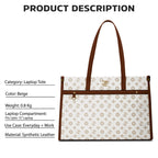 Lavie Signature Women's Kentucky Monogram Tote Laptop Bag | Tote Laptop Bag for Work | Ladies Purse | Stylish Shoulder Bag | Gift for Women