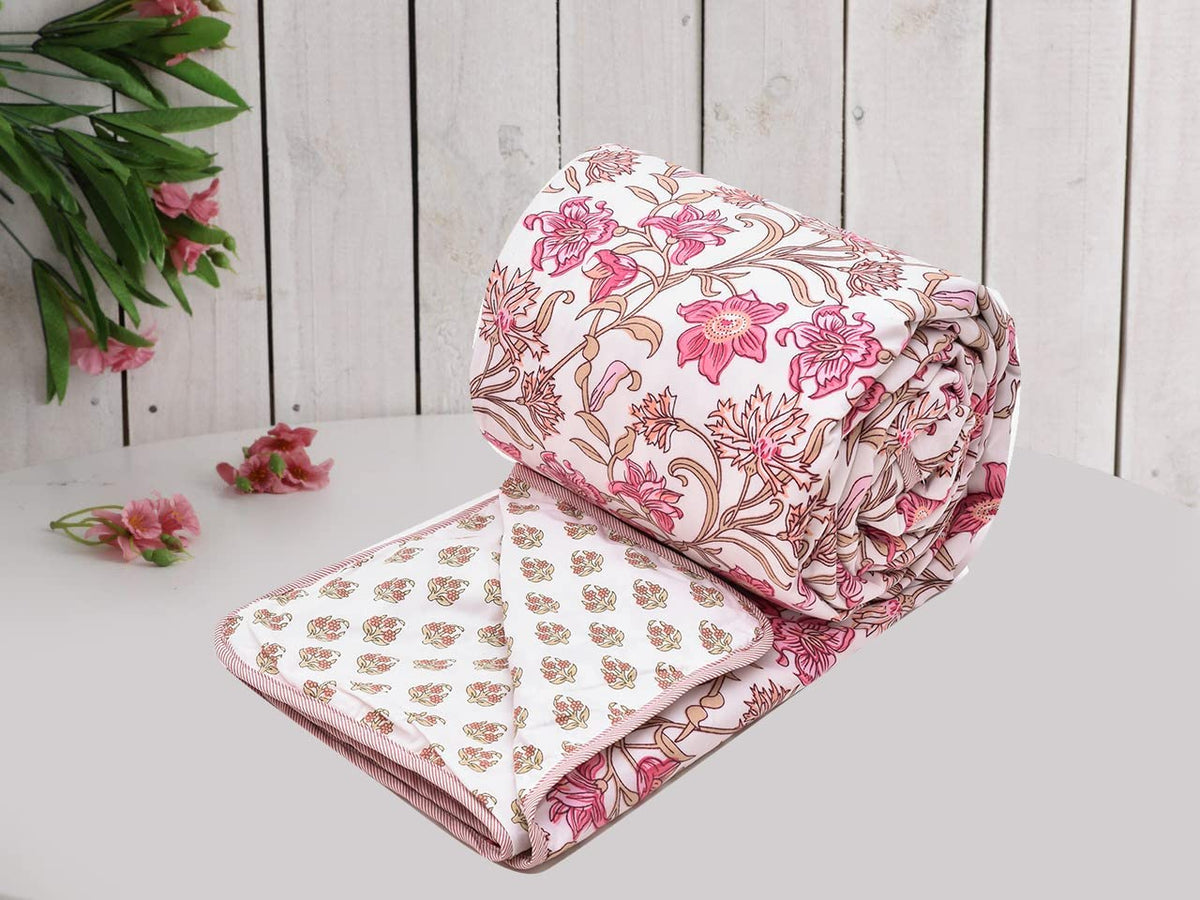 A Brand New - Umi Super Soft Brushed Microfiber Cotton 3 Layer Breathable Double Dohar 84X96(Inches) 213X243(CM) Flannel Dohar Throws for Bed Kafalo