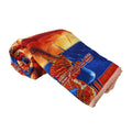 WONDERLOOK Ac Blanket/Dohar, Fabric - Polyester All-Weather 120 GSM Printed Lightweight, Size -54X84 Inches - Multi Col. Cartoon Kids (S-Man-U, Single) Kafalo