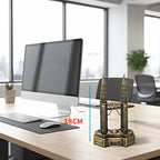 GIFTWA Malaysia Twin Tower Monument Showpiece Miniature, Souvenir, Model, Replica, Monuments, Decorative Showpiece for Home Office Gift Antique Finish