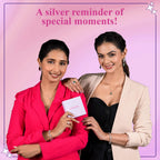 ANAYRA Ciel Classic Sterling Silver Earrings for Women & Girls, Anti Tarnish 925 Sterling Silver Jewellery for Women, Hallmark Certified, Valentine Gift for Girlfriend & Wife