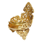 Artvarko Brass Traditional Urli Bowl Showpiece for Floating Flowers and Candles Home and Office Decoration Diwali Decoration Items/Diwali Gift