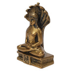 SVARUP Brass Parshvanath Tirthankara Jain God Lord Parshwanath Bhagwan JI Statue Figurine Height 5 Inch