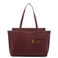 Miraggio Linda 16 Inch Laptop Tote Bag For Women Office Use | Office Tote Bag With Zipper Closure | Stylish Totes (Wine)