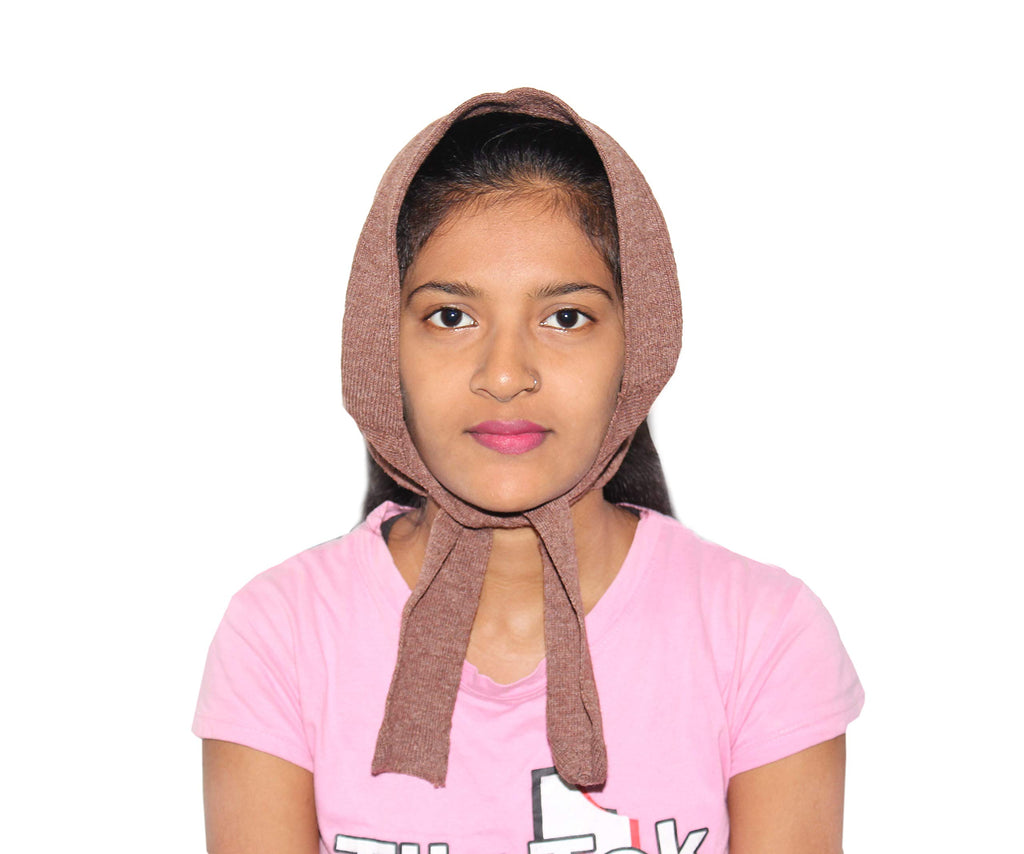 Goodluck Woolen Maternity Muffler for Women | Pack of 2 | Multicolor (Designs May Vary) | Winter Scarf | Size: 31.5 × 10 Inches