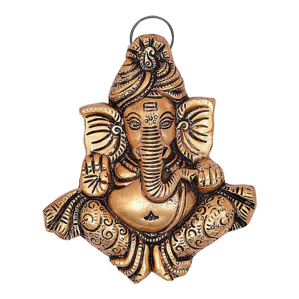 KridayKraft Wall hanging Ganesha ji looks very Beautiful Decorative for Wall It is also an ideal gift as Wedding Gifts,Corporate Gifts,Birthday Gifts,Diwali Gifts,New Year Giftsetc.