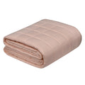 Mysasleep 7 kg Weighted Blanket - Breathable Microfiber with Premium Glass Beads (Peach 60 x 80 15 LB) Kafalo