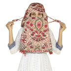 Switchon Export quality Rayon Innovative scarf cum Mask with closer Hook and Loop Tape- Multi (Multicolor8)