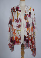 VIC Cotton Modal Digital Print Scarf for Women | Digital Print Designer Stole | Soft Lightweight Luxury Wrap | Premium Silk Modal Blend | 55 x 170 cm | VIC-SM-DP5517 (Floral Soft Drape)