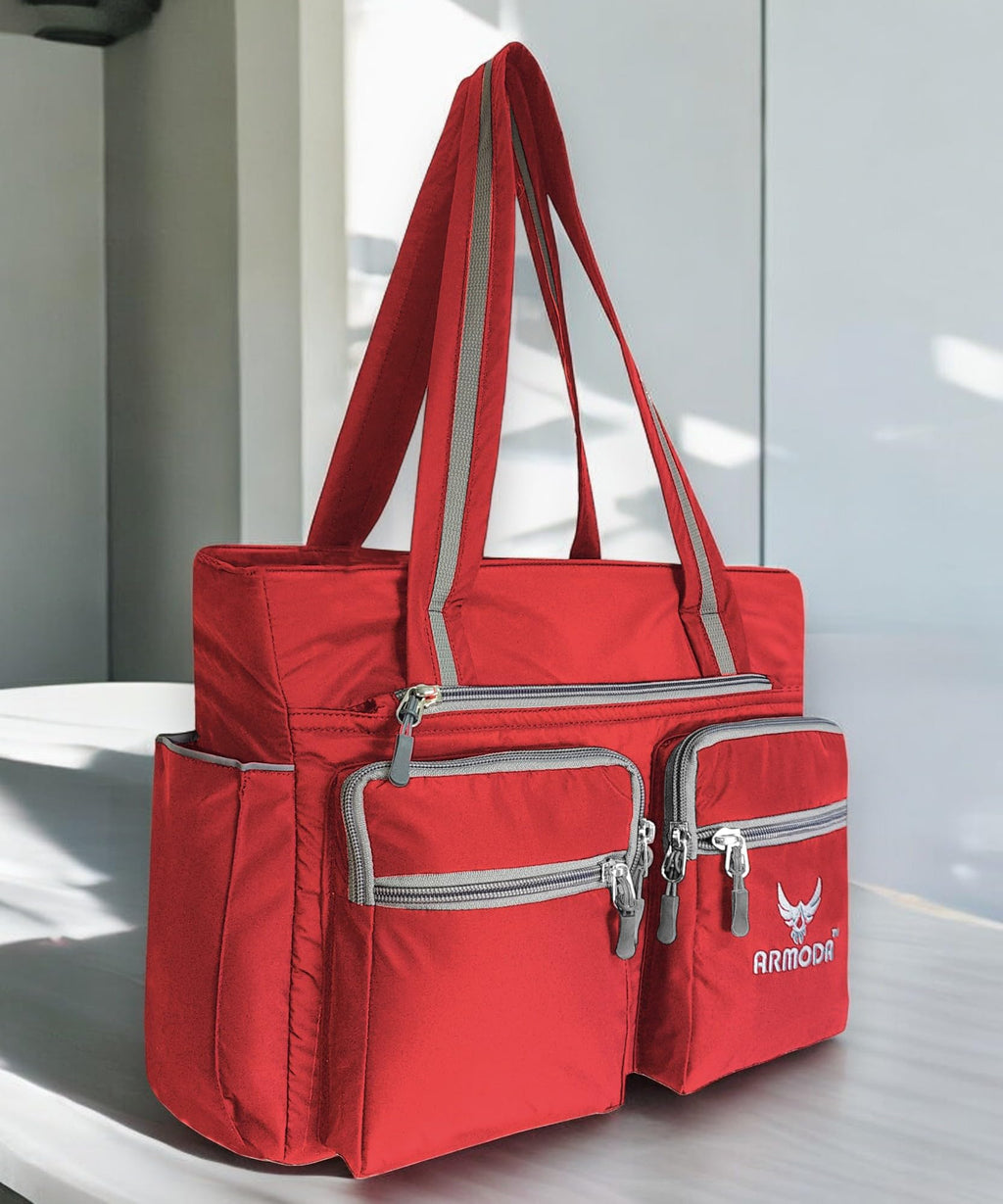 ARMODA Multipurpose Women Shoulder And Shoulder Tote Bag (Red)