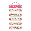 Artvibes Home Is Where Memories Are Created Decorative Wall Art MDF Wooden Wall Hanger for Living Room | Decor Hanging Ornaments | Home Quotes Wall Hanging | Modern Decor | Wall Poster(WH_6602N)